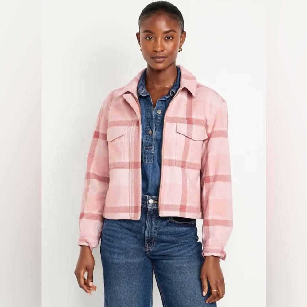 Old Navy Women's Relaxed Shirt Jacket